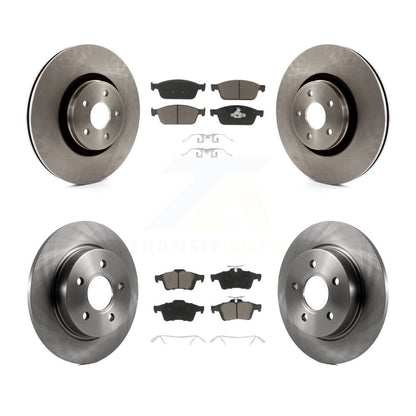 Brake Rotors Ceramic Pad Front Rear Kit For Ford Focus With 335mm Diameter Rotor