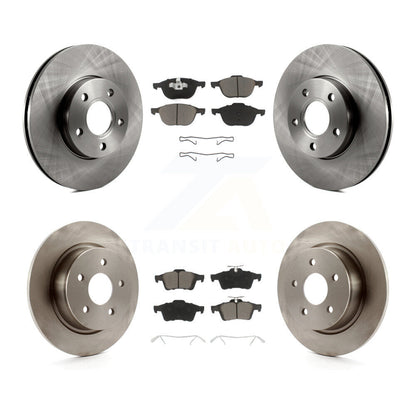 Disc Brake Rotors And Ceramic Pads Front Rear Kit For Ford C-Max