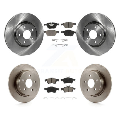 Disc Brake Rotors And Ceramic Pads Front Rear Kit For Ford Escape C-Max