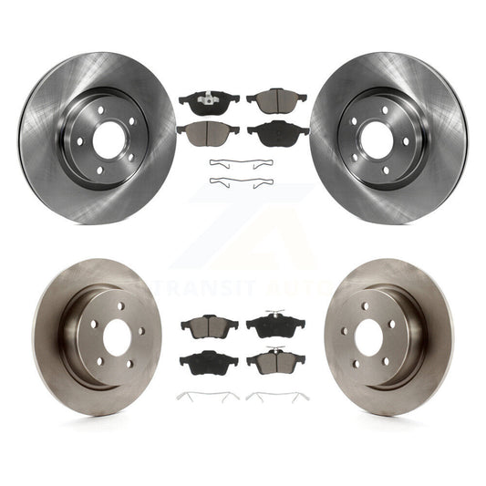 Disc Brake Rotors And Ceramic Pads Front Rear Kit For Ford Escape C-Max