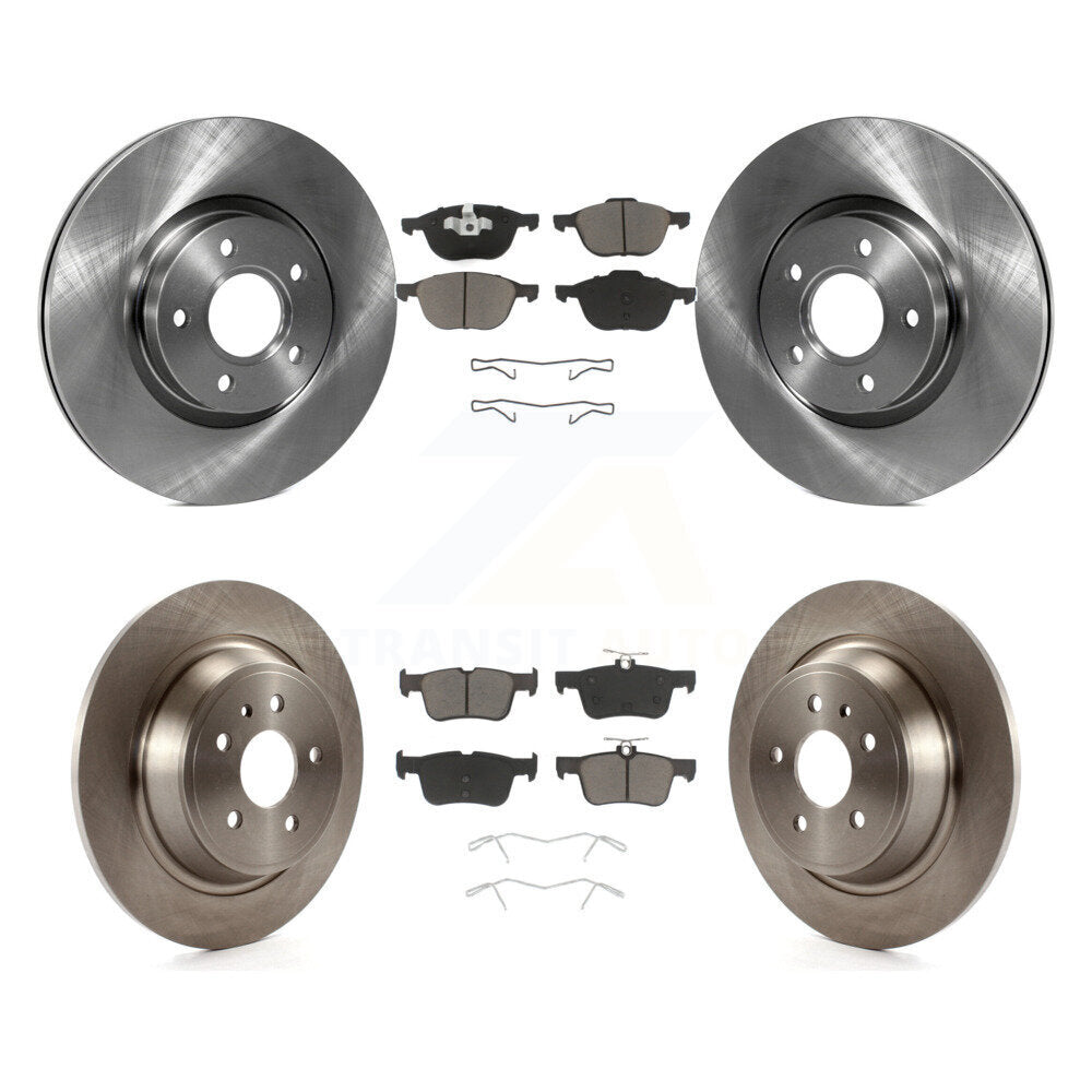 Disc Brake Rotors And Ceramic Pads Front Rear Kit For Ford Escape