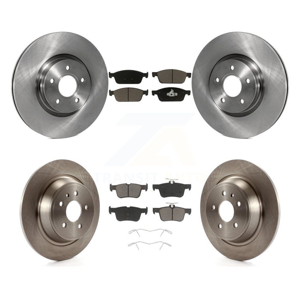 Disc Brake Rotors And Ceramic Pads Front Rear Kit For Ford Escape Lincoln MKC