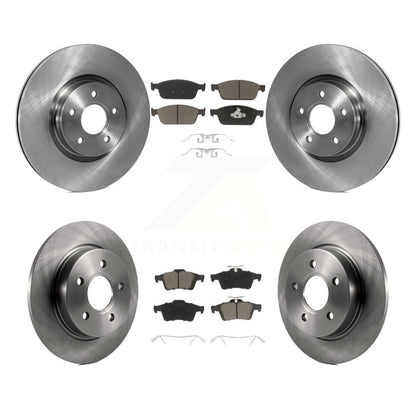 Brake Rotors Ceramic Pad Front Rear Kit For Ford Focus With 320mm Diameter Rotor