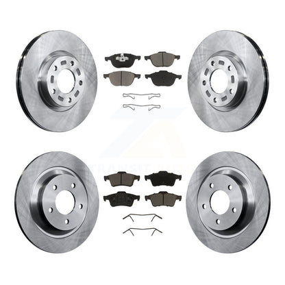 Disc Brake Rotors And Ceramic Pads Front Rear Kit For 2006 Mazda 5 To 02 06