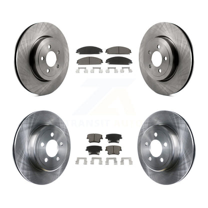 Brake Rotor Ceramic Pad Front Rear Kit For Dodge Charger Chrysler 300 Challenger
