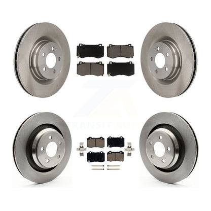Brake Rotor Ceramic Pad Front Rear Kit For Dodge Charger Chrysler 300 Challenger