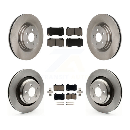 Brake Rotor Ceramic Pad Front Rear Kit For Dodge Charger Chrysler 300 Challenger
