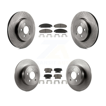 Brake Rotors Ceramic Pad Front Rear Kit For 2005-2006 Chrysler 300 AWD with 3.5L