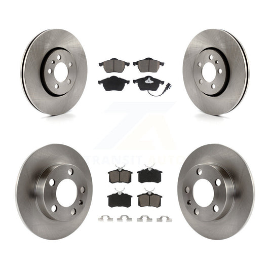 Disc Brake Rotor And Ceramic Pad Front Rear Kit For Volkswagen Jetta Golf Beetle