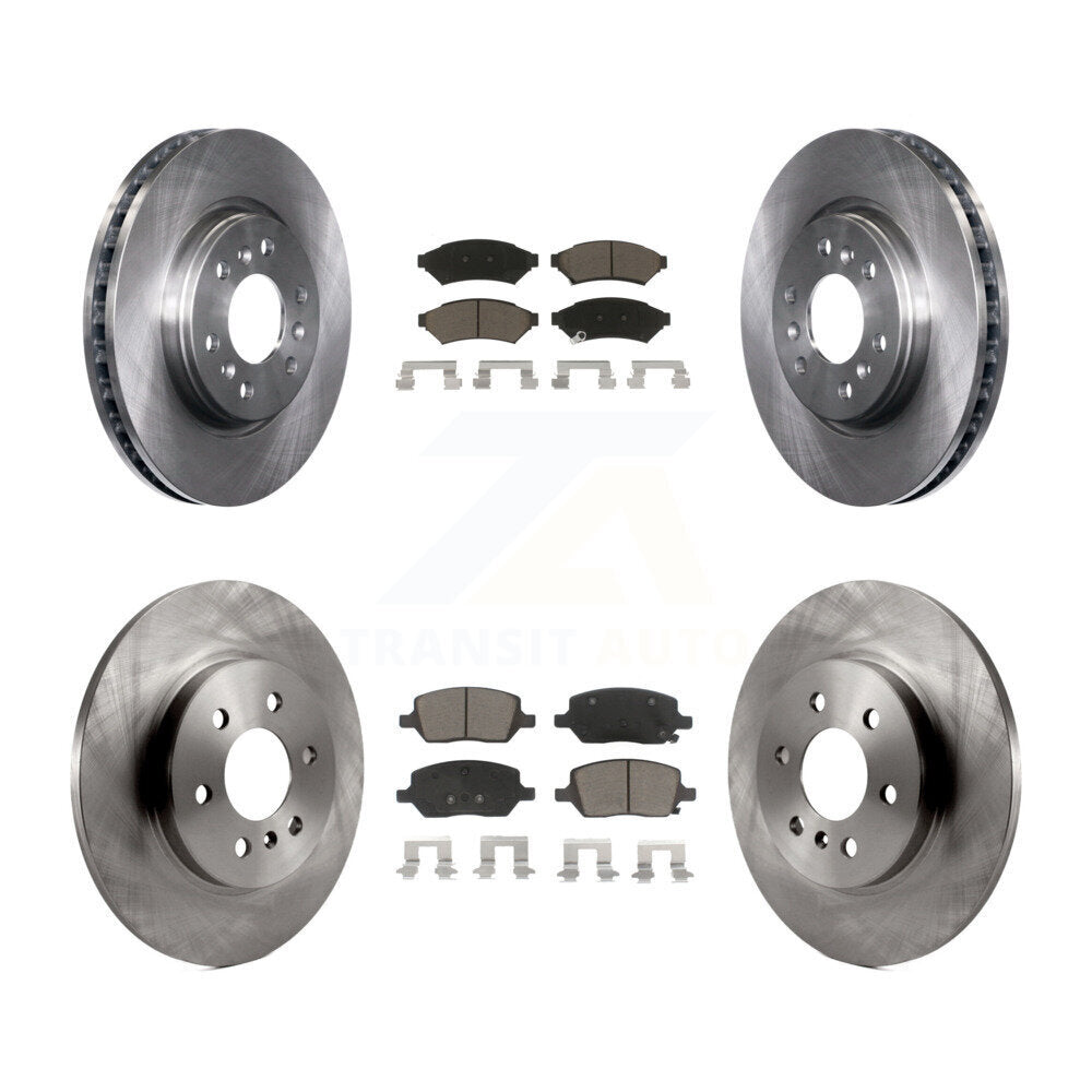 Brake Rotors & Ceramic Pad Front Rear Kit For Pontiac Montana Chevrolet Uplander