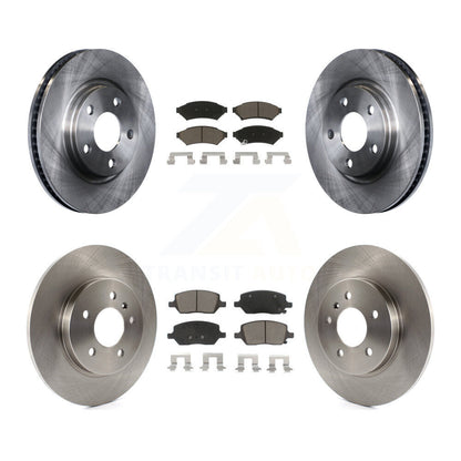 Brake Rotors Ceramic Pad Front Rear Kit For Chevrolet Uplander Buick Terraza FWD