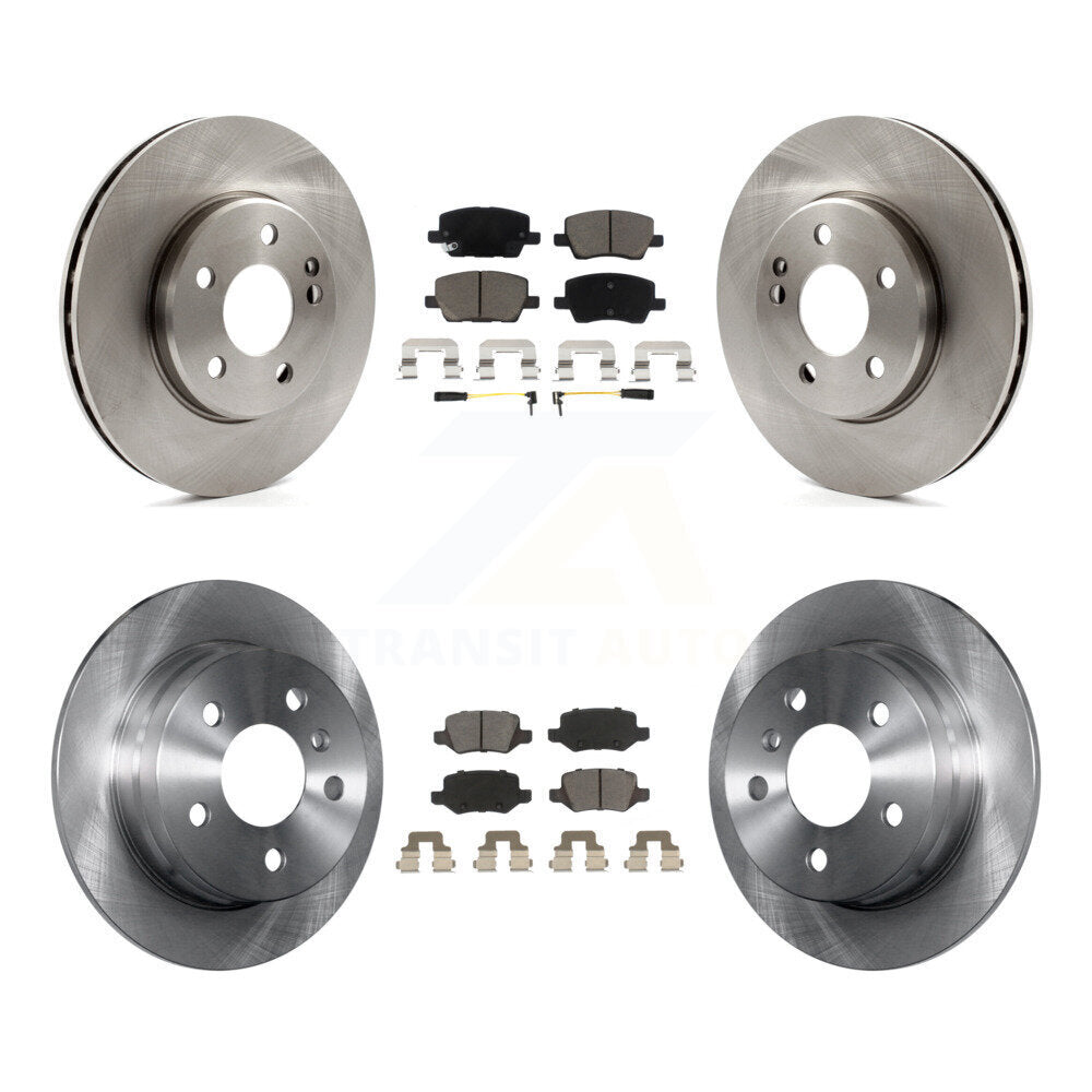Disc Brake Rotor And Ceramic Pad Front Rear Kit For 2006-2011 Mercedes-Benz B200