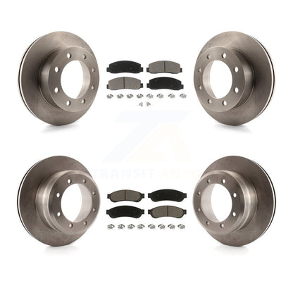 Brake Rotor & Ceramic Pad Front Rear Kit For 2005-2007 Ford F-350 Super Duty 4WD