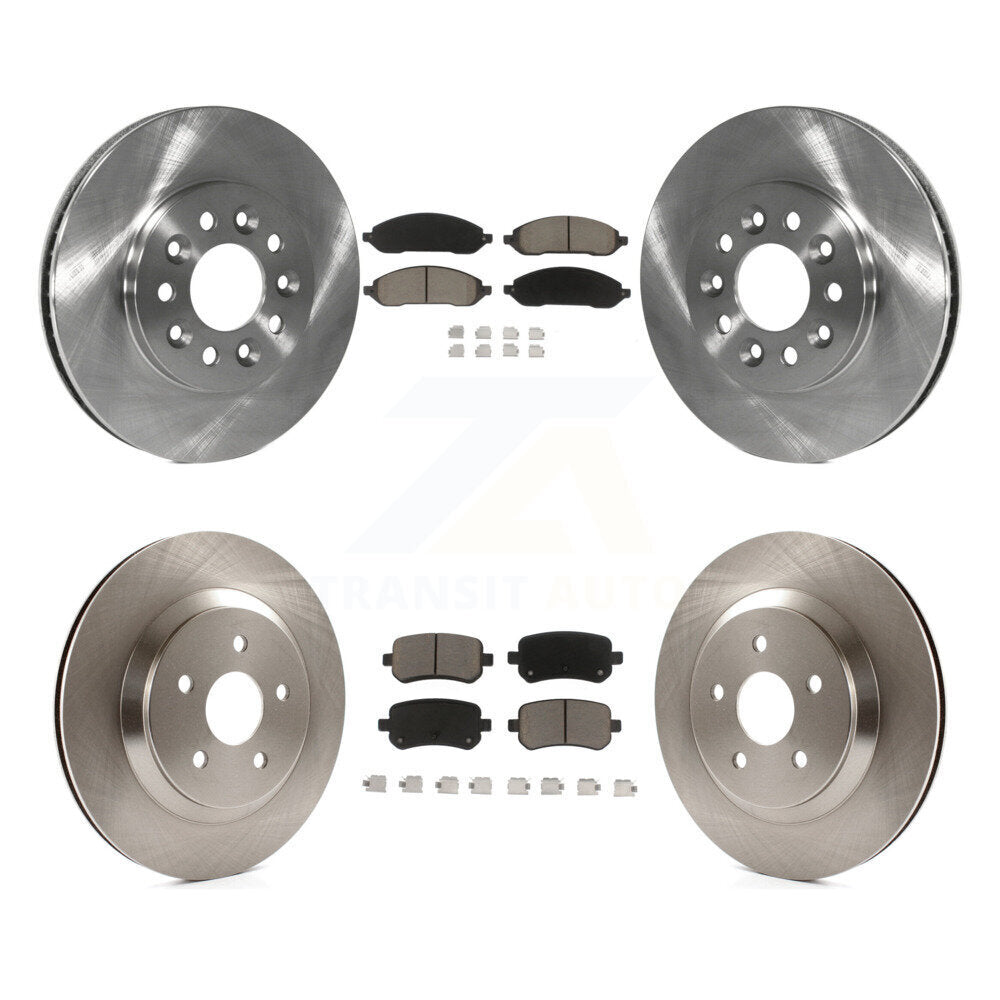 Disc Brake Rotor & Ceramic Pad Front Rear Kit For Ford Freestar Mercury Monterey