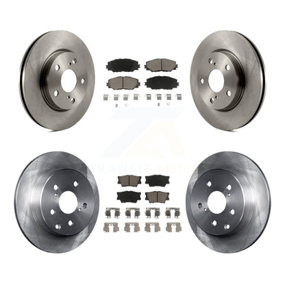 Disc Brake Rotors And Ceramic Pads Front Rear Kit For Toyota RAV4 Lexus HS250h