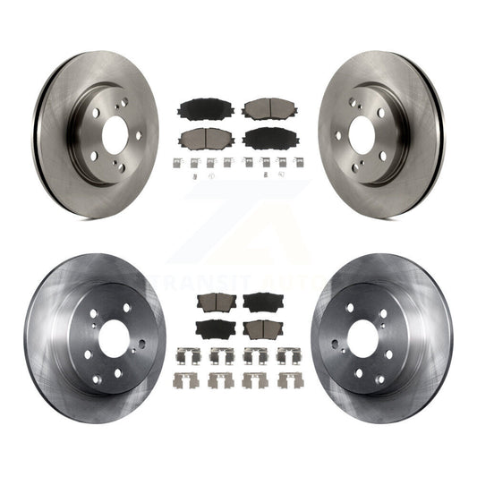Disc Brake Rotors And Ceramic Pads Front Rear Kit For Toyota RAV4 Lexus HS250h