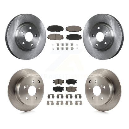 Disc Brake Rotors And Ceramic Pads Front Rear Kit For Toyota Matrix Pontiac Vibe