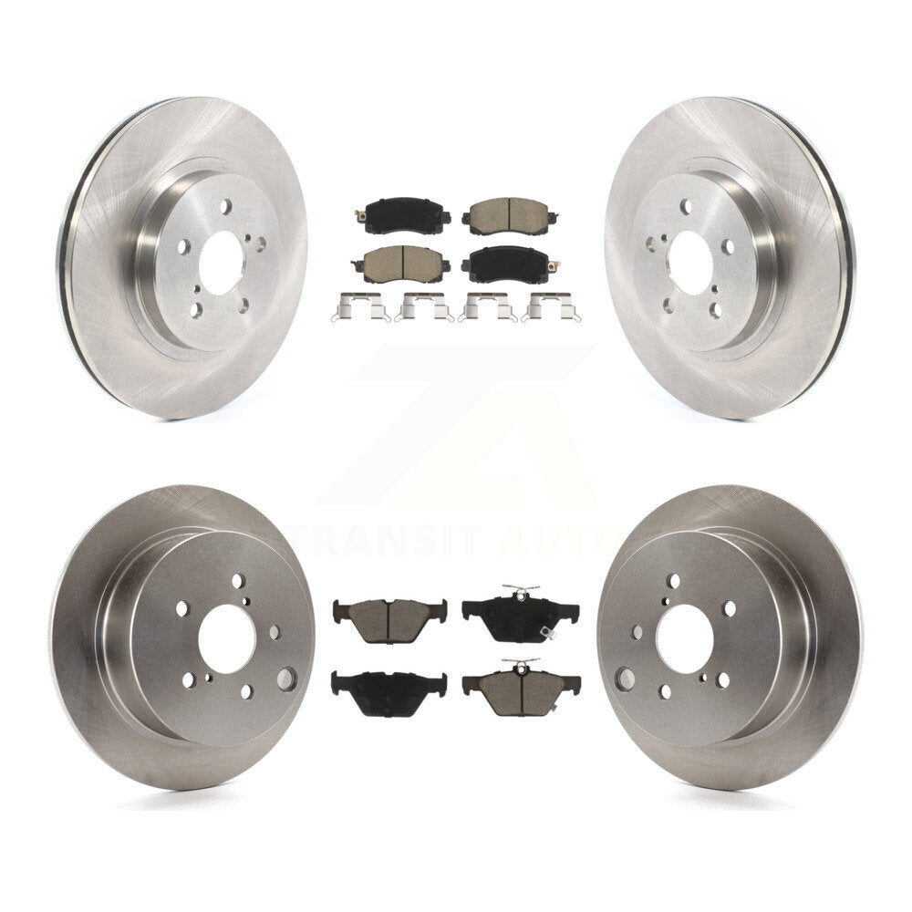 Disc Brake Rotors And Ceramic Pads Front Rear Kit For Subaru Crosstrek