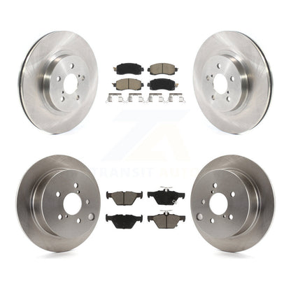 Disc Brake Rotors And Ceramic Pads Front Rear Kit For Subaru Crosstrek