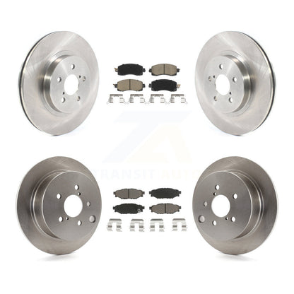 Disc Brake Rotors And Ceramic Pads Front Rear Kit For Subaru Crosstrek Impreza