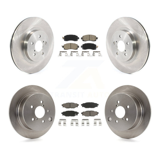 Disc Brake Rotors And Ceramic Pads Front Rear Kit For Subaru Crosstrek Impreza