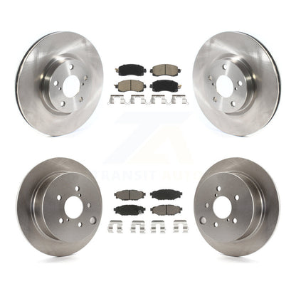 Disc Brake Rotors And Ceramic Pads Front Rear Kit For Subaru Impreza