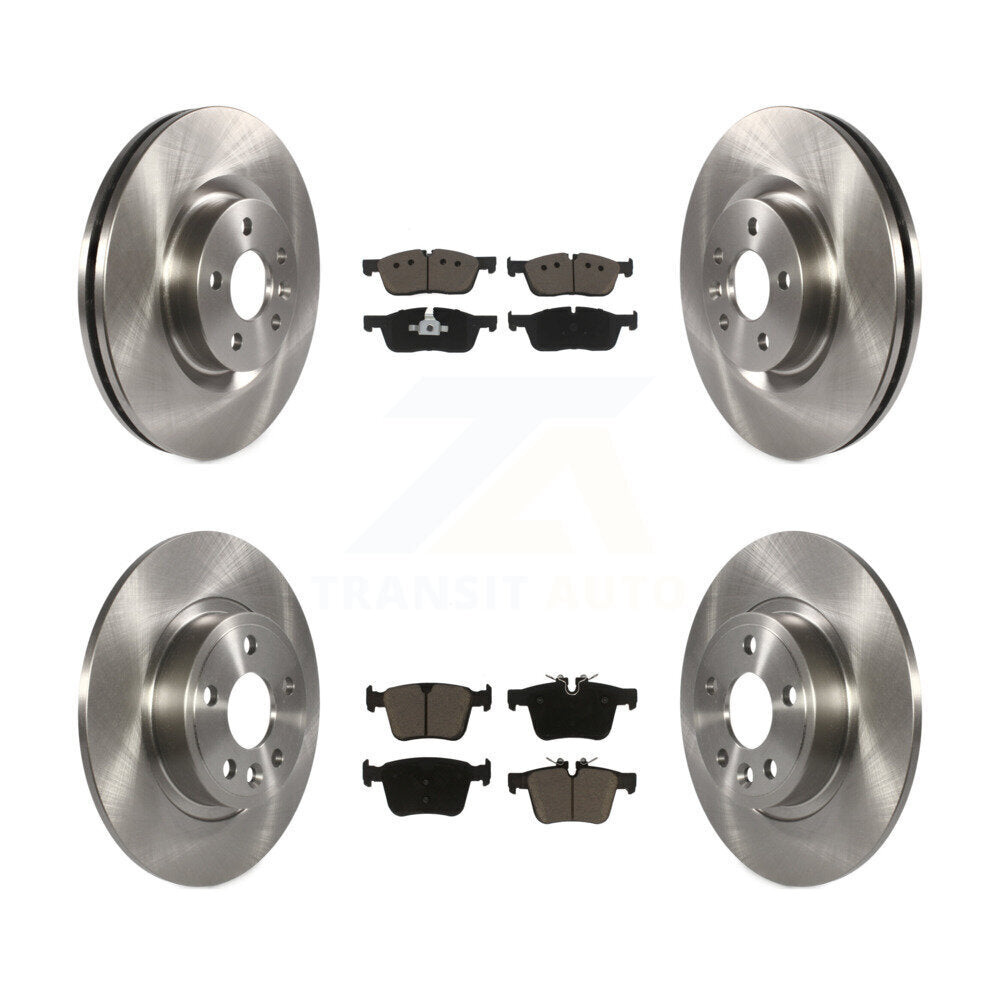 Brake Rotor And Ceramic Pad Front Rear Kit For Land Rover Discovery Sport Jaguar