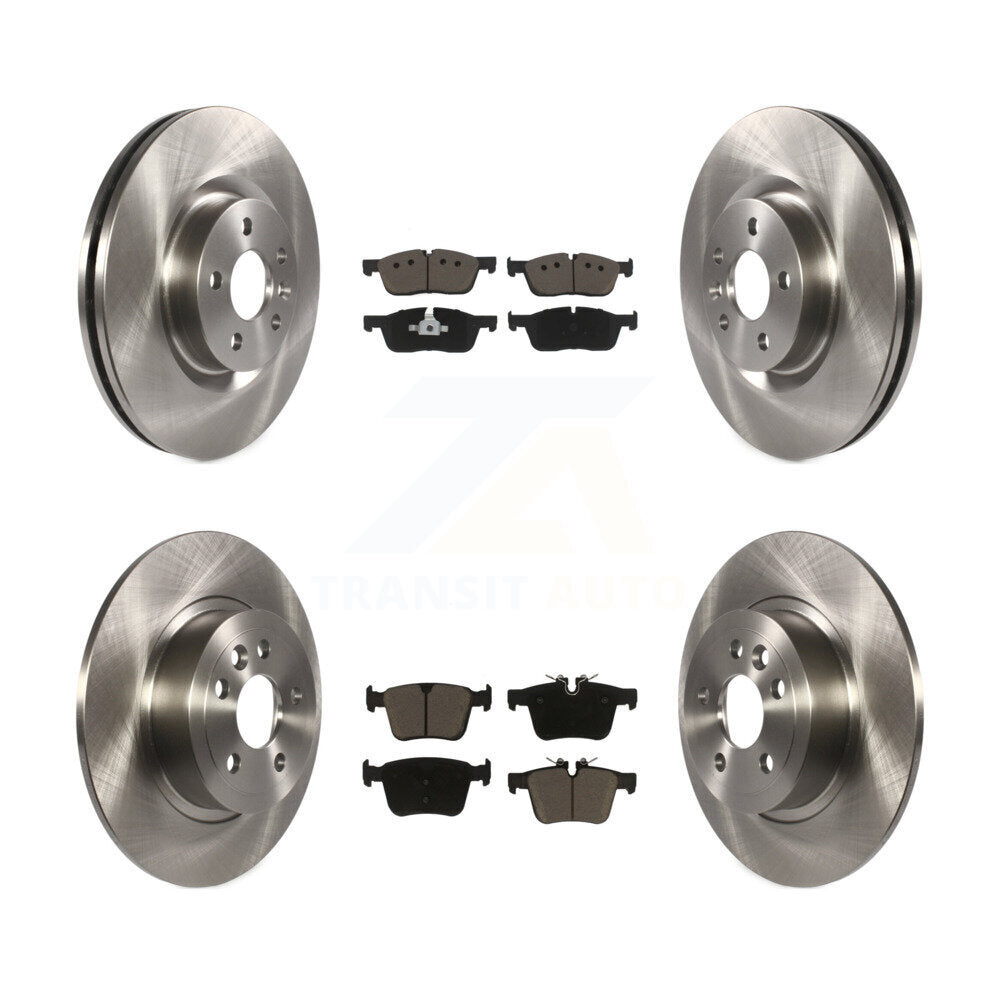 Disc Brake Rotors And Ceramic Pads Front Rear Kit For Land Rover Range Evoque