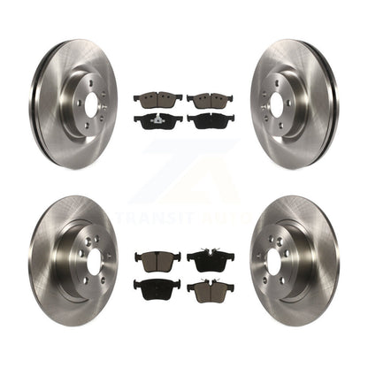 Disc Brake Rotors And Ceramic Pads Front Rear Kit For Land Rover Range Evoque
