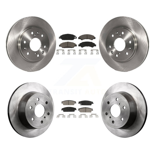 Brake Rotor & Ceramic Pad Front Rear Kit For Chevrolet Avalanche Cadillac GMC XL