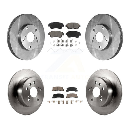 Disc Brake Rotors And Ceramic Pads Front Rear Kit For Toyota Camry Lexus ES300