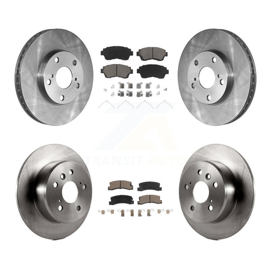 Disc Brake Rotors And Ceramic Pads Front Rear Kit For Toyota Camry Lexus ES300