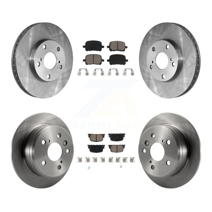 Disc Brake Rotors And Ceramic Pads Front Rear Kit For Toyota Camry Lexus ES300