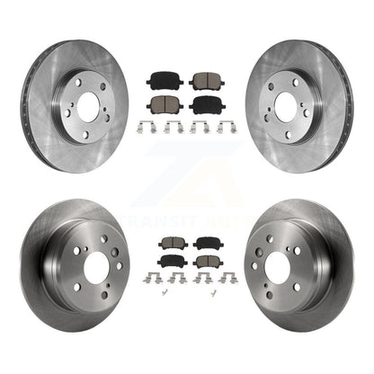 Disc Brake Rotors And Ceramic Pads Front Rear Kit For Toyota Camry Solara