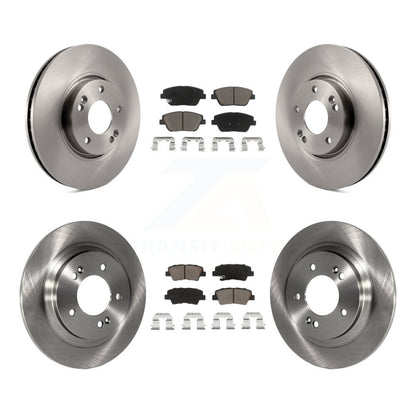Disc Brake Rotors And Ceramic Pads Front Rear Kit For Kia Optima
