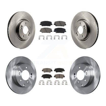 Disc Brake Rotors And Ceramic Pads Front Rear Kit For Kia Optima 2.0L