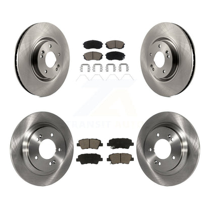 Disc Brake Rotors And Ceramic Pads Front Rear Kit For Kia Optima