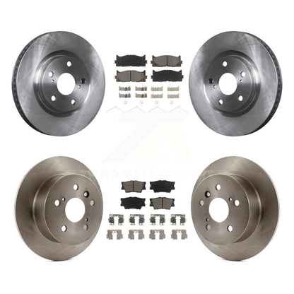Disc Brake Rotors Ceramic Pad Front Rear Kit For Toyota Camry Lexus ES350 Avalon