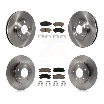 Brake Rotors & Ceramic Pad Front Rear Kit For Cadillac DeVille Buick Park Avenue