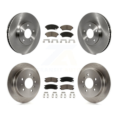 Brake Rotor Ceramic Pad Front Rear Kit For Chevrolet Impala Monte Carlo Intrigue