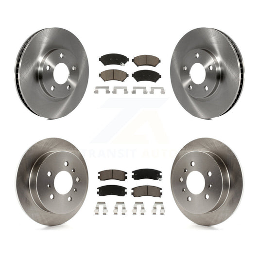 Brake Rotor Ceramic Pad Front Rear Kit For Chevrolet Impala Monte Carlo Intrigue