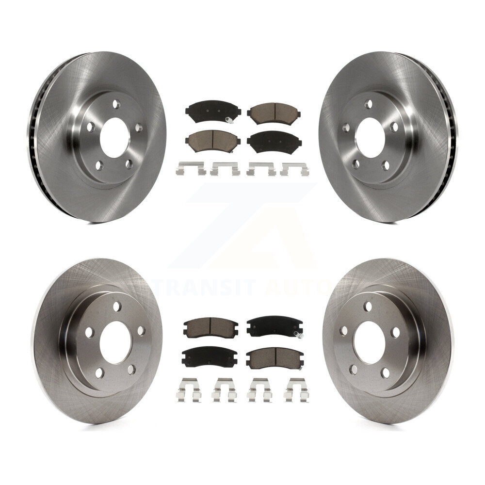 Brake Rotor Ceramic Pad Front Rear Kit For Buick LeSabre Pontiac Bonneville Park
