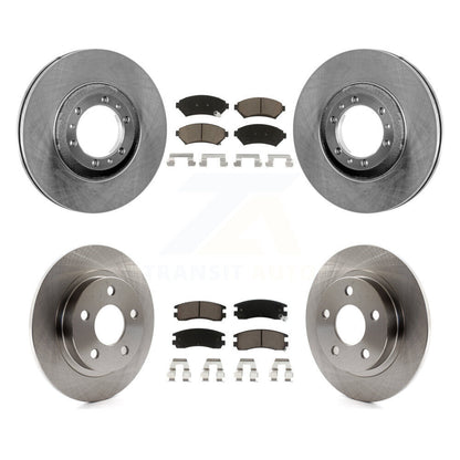 Disc Brake Rotor Ceramic Pad Front Rear Kit For Buick LeSabre Pontiac Bonneville