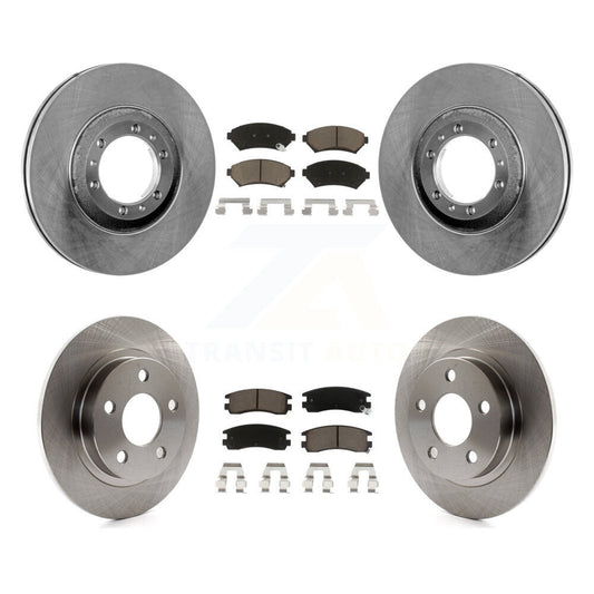 Disc Brake Rotor Ceramic Pad Front Rear Kit For Buick LeSabre Pontiac Bonneville