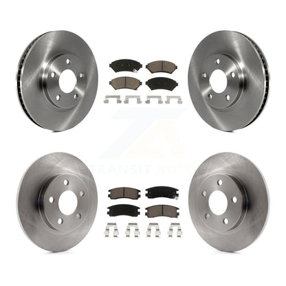 Brake Rotors & Ceramic Pad Front Rear Kit For Cadillac DeVille Buick Park Avenue