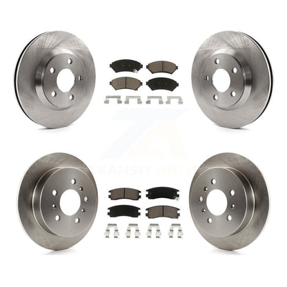 Brake Rotor And Ceramic Pad Front Rear Kit For 2005 Chevrolet Impala Monte Carlo