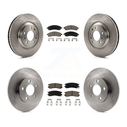 Disc Brake Rotors And Ceramic Pad Front Rear Kit For 2004 Pontiac Bonneville GXP