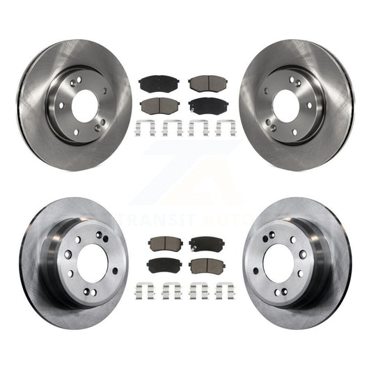 Disc Brake Rotors Ceramic Pad Front Rear Kit For Hyundai Tucson Kia Sportage FWD
