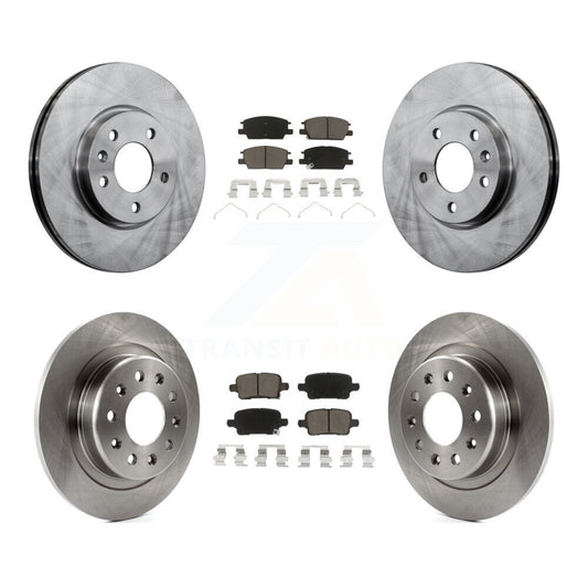 Brake Rotors Ceramic Pad Front Rear Kit For Chevrolet Equinox GMC Terrain Malibu