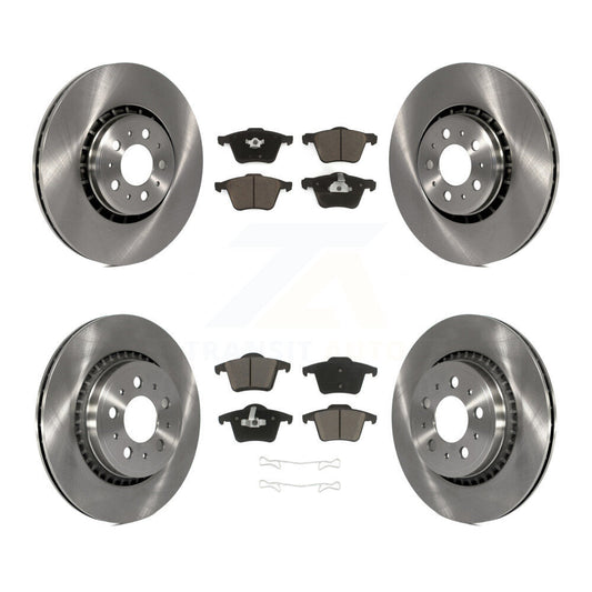 Disc Brake Rotors And Ceramic Pads Front Rear Kit For Volvo XC90